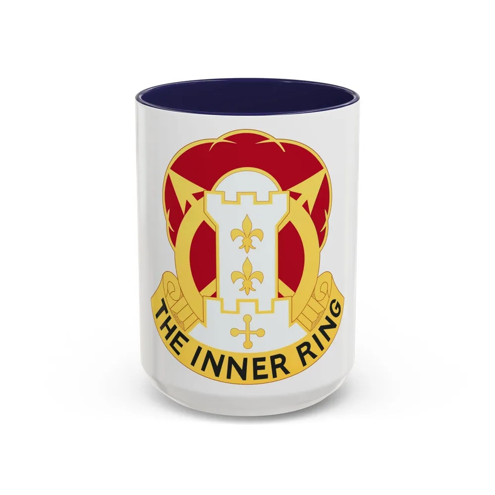 17th Artillery Group (U.S. Army) Accent Coffee Mug-15oz-Navy-Go Mug Yourself