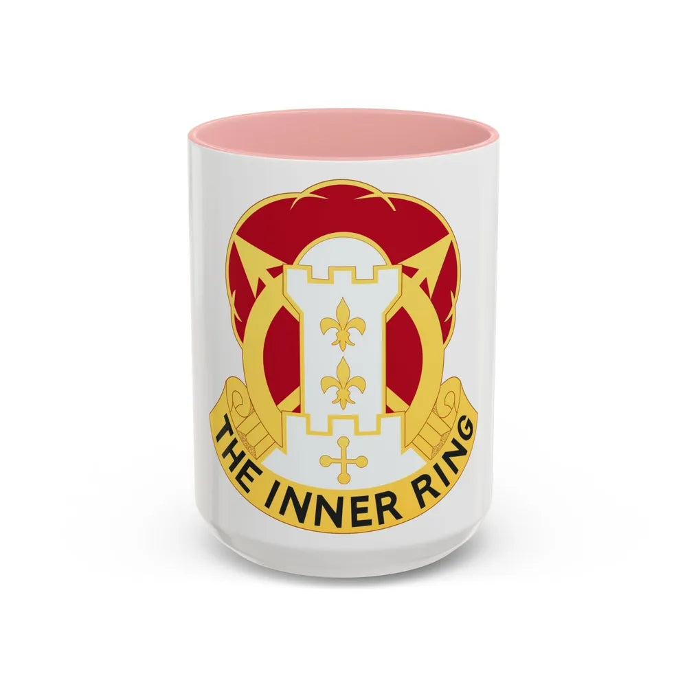 17th Artillery Group (U.S. Army) Accent Coffee Mug-15oz-Pink-Go Mug Yourself