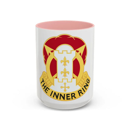 17th Artillery Group (U.S. Army) Accent Coffee Mug-15oz-Pink-Go Mug Yourself