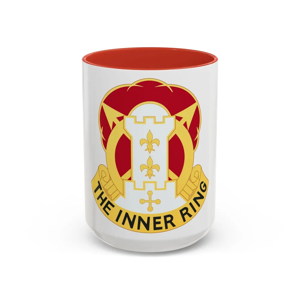 17th Artillery Group (U.S. Army) Accent Coffee Mug-15oz-Red-Go Mug Yourself