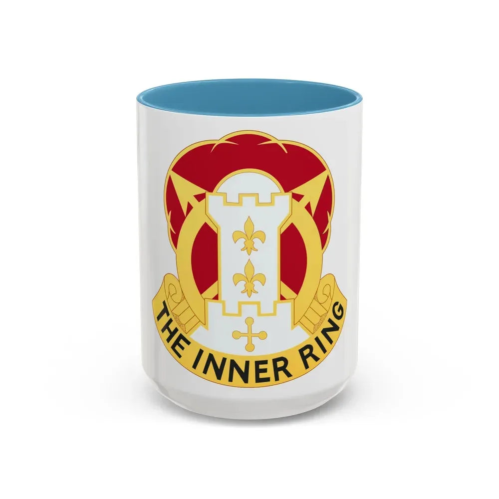 17th Artillery Group (U.S. Army) Accent Coffee Mug 15oz Light Blue - Go Mug Yourself