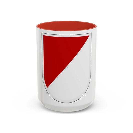 17th Cavalry Regiment (U.S. Army) Accent Coffee Mug-15oz-Red-Go Mug Yourself