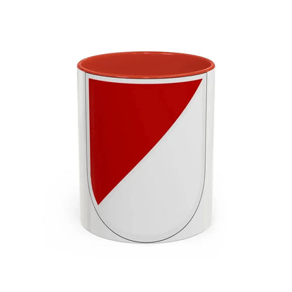 17th Cavalry Regiment (U.S. Army) Accent Coffee Mug 11oz Red - Go Mug Yourself