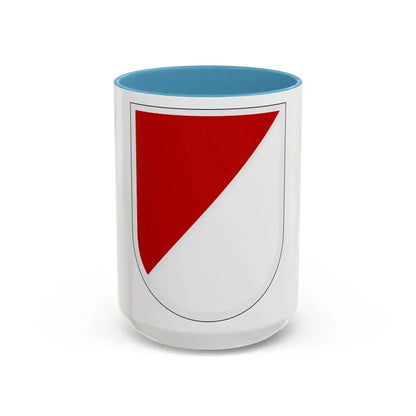17th Cavalry Regiment (U.S. Army) Accent Coffee Mug 15oz Light Blue - Go Mug Yourself