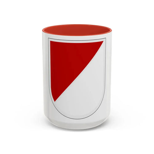 17th Cavalry Regiment (U.S. Army) Accent Coffee Mug 15oz Red - Go Mug Yourself