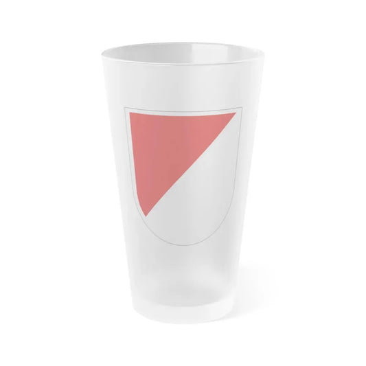 17th Cavalry Regiment (U.S. Army) Frosted Pint Glass 16oz Default Title - Go Mug Yourself