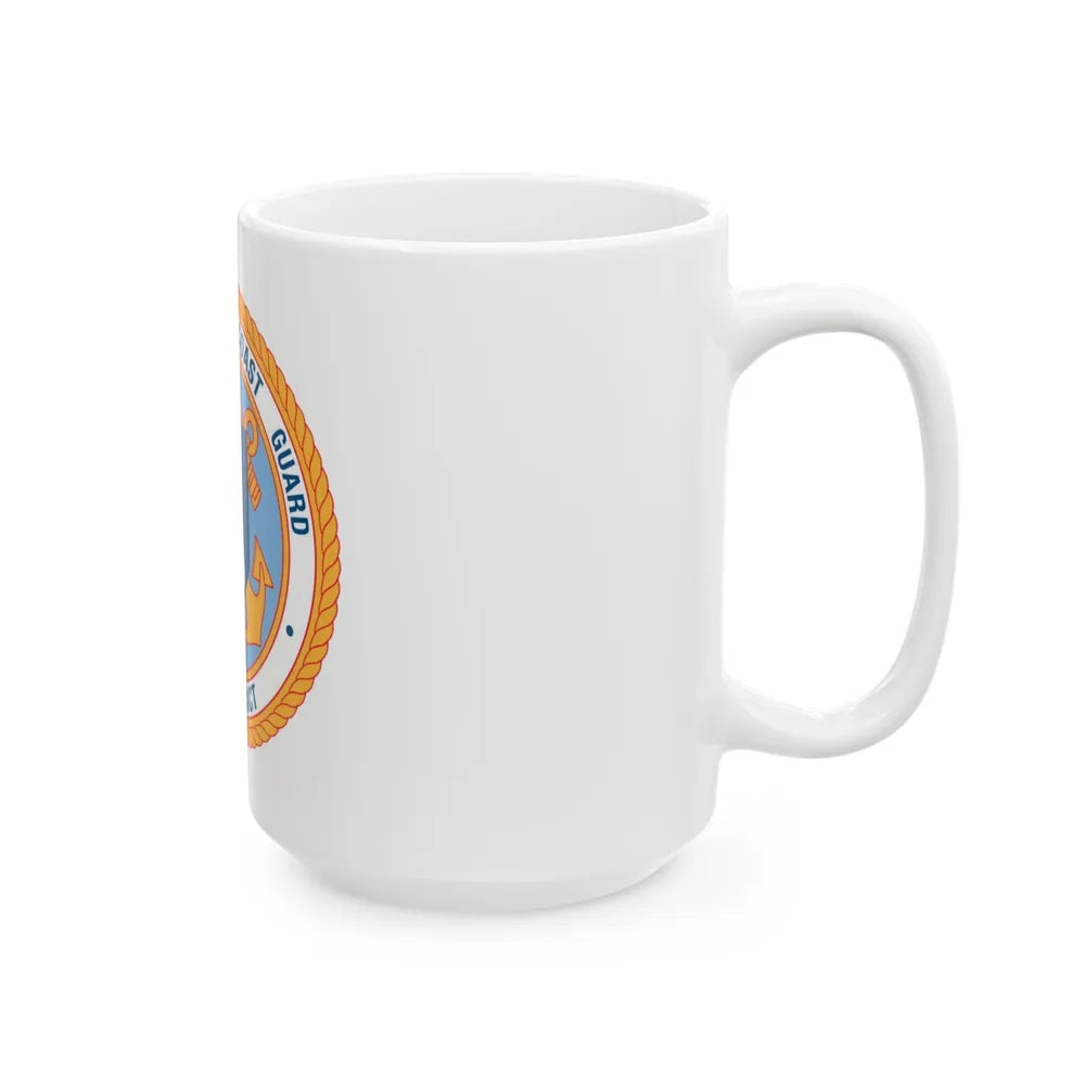 17th CG District (U.S. Coast Guard) White Coffee Mug-Go Mug Yourself