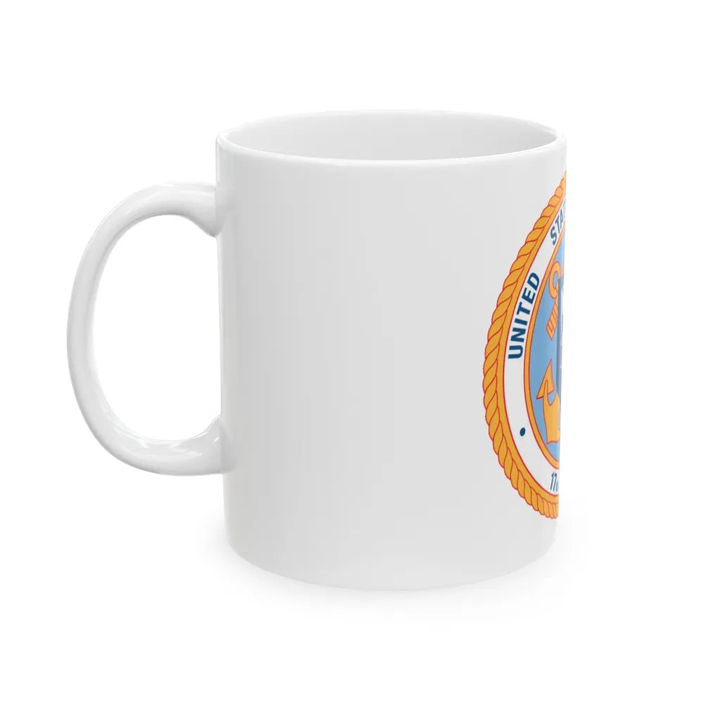 17th CG District (U.S. Coast Guard) White Coffee Mug-Go Mug Yourself