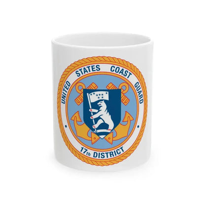 17th CG District (U.S. Coast Guard) White Coffee Mug 11oz - Go Mug Yourself