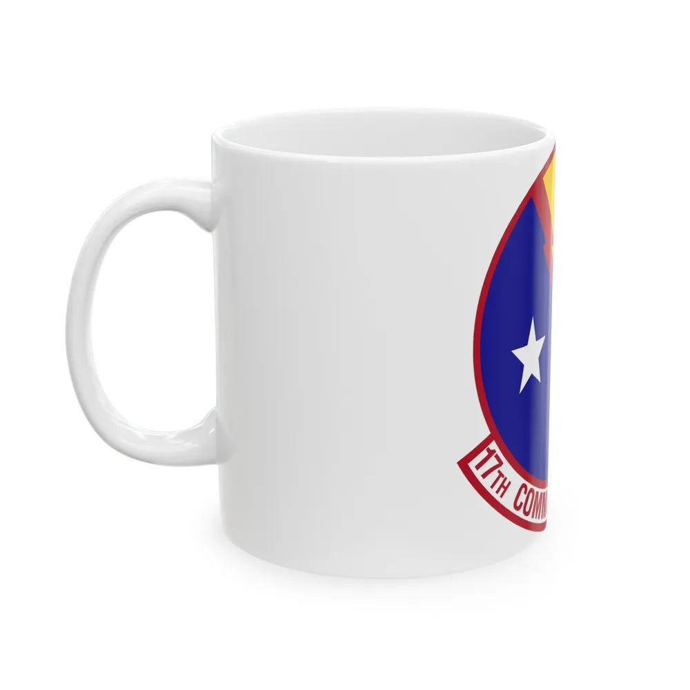 17th Communications Squadron (U.S. Air Force) White Coffee Mug-Go Mug Yourself