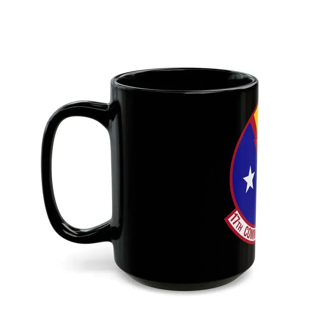 17th Communications Squadron (U.S. Air Force) Black Coffee Mug - Go Mug Yourself