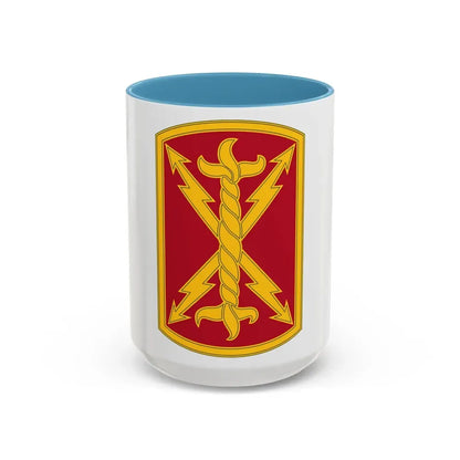 17th Field Artillery Brigade (U.S. Army) Accent Coffee Mug 15oz Light Blue - Go Mug Yourself