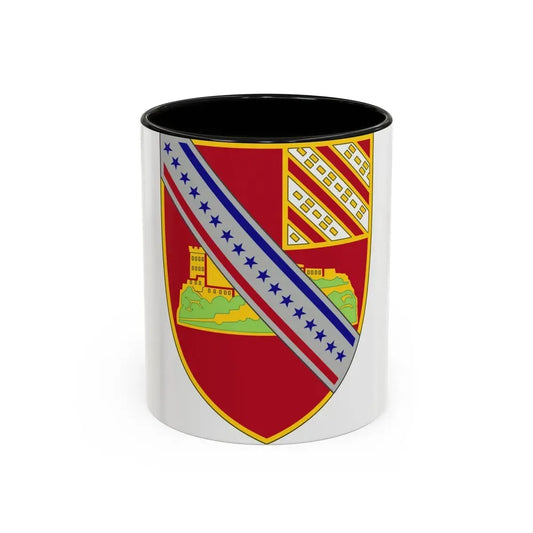 17th Field Artillery Regiment (U.S. Army) Accent Coffee Mug 11oz Black - Go Mug Yourself