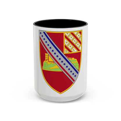 17th Field Artillery Regiment (U.S. Army) Accent Coffee Mug 15oz Black - Go Mug Yourself