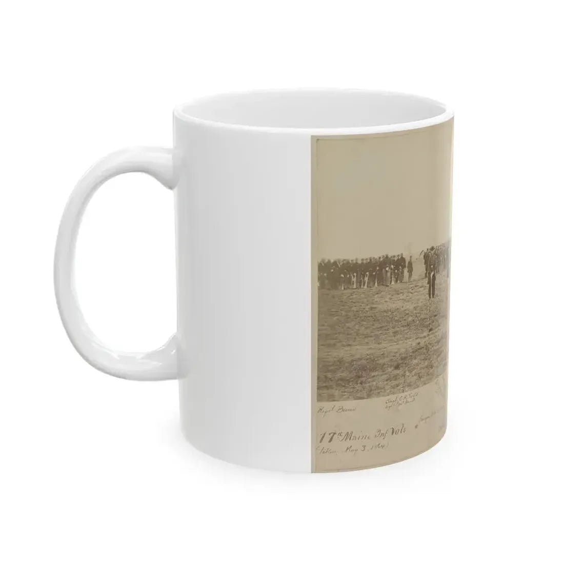 17th Maine Inf. Vols. (U.S. Civil War) White Coffee Mug - Go Mug Yourself