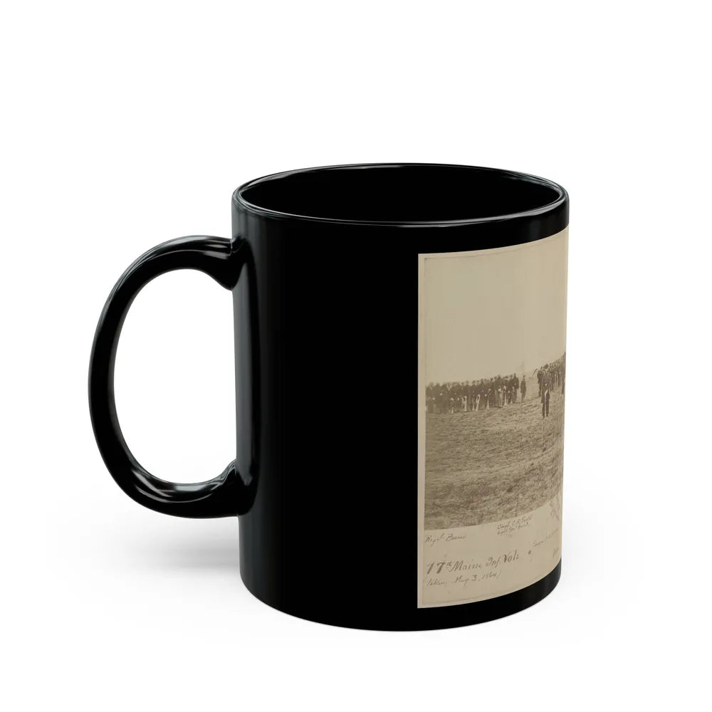 17th Maine Inf. Vols. (U.S. Civil War) Black Coffee Mug-Go Mug Yourself