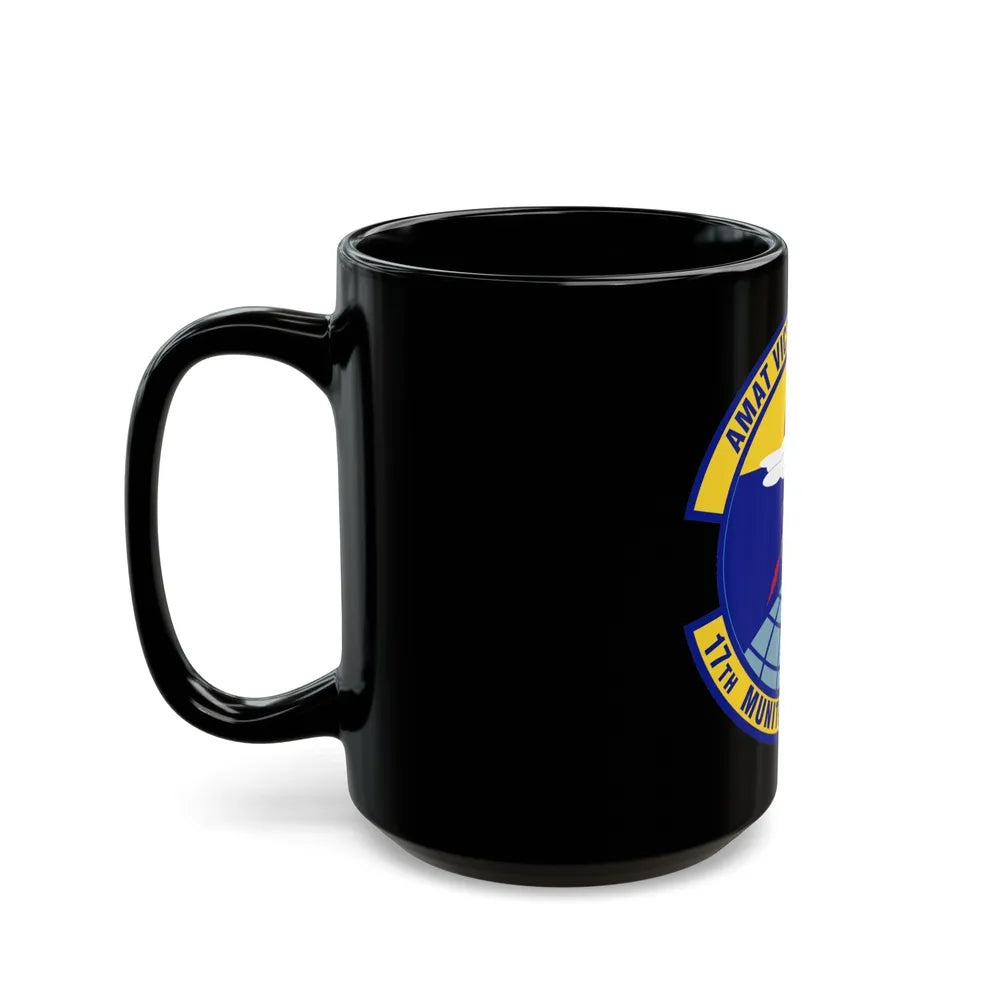 17th Munitions Squadron (U.S. Air Force) Black Coffee Mug-Go Mug Yourself