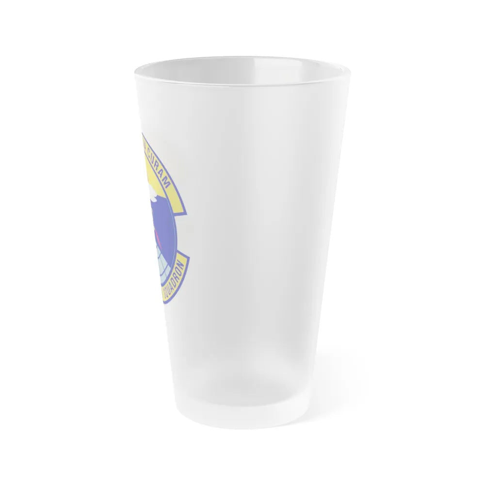 17th Munitions Squadron (U.S. Air Force) Frosted Pint Glass 16oz-Go Mug Yourself