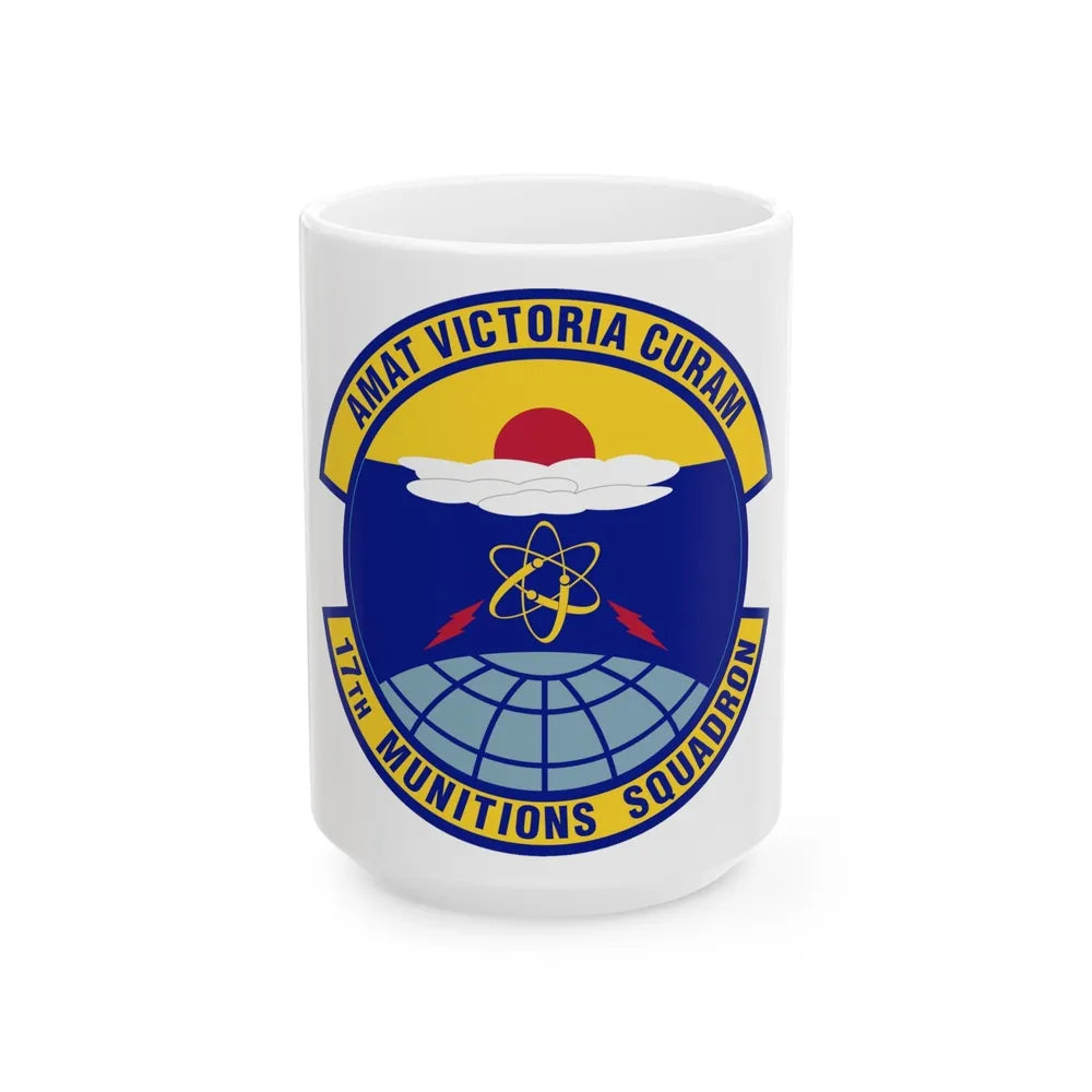 17th Munitions Squadron (U.S. Air Force) White Coffee Mug-15oz-Go Mug Yourself