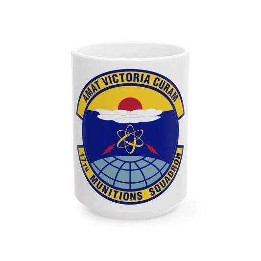 17th Munitions Squadron (U.S. Air Force) White Coffee Mug-15oz-Go Mug Yourself