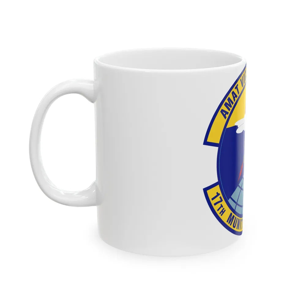 17th Munitions Squadron (U.S. Air Force) White Coffee Mug-Go Mug Yourself