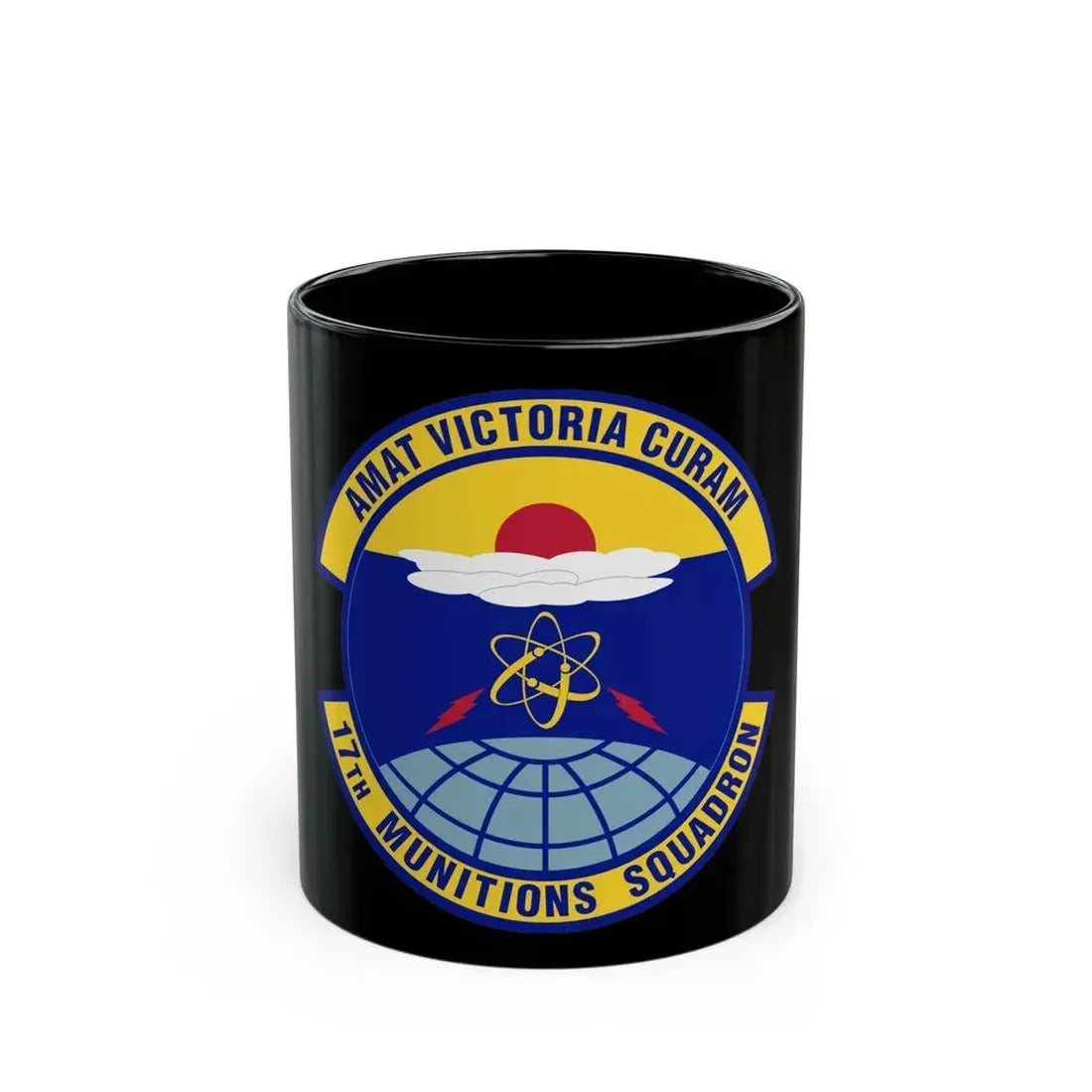 17th Munitions Squadron (U.S. Air Force) Black Coffee Mug 11oz - Go Mug Yourself
