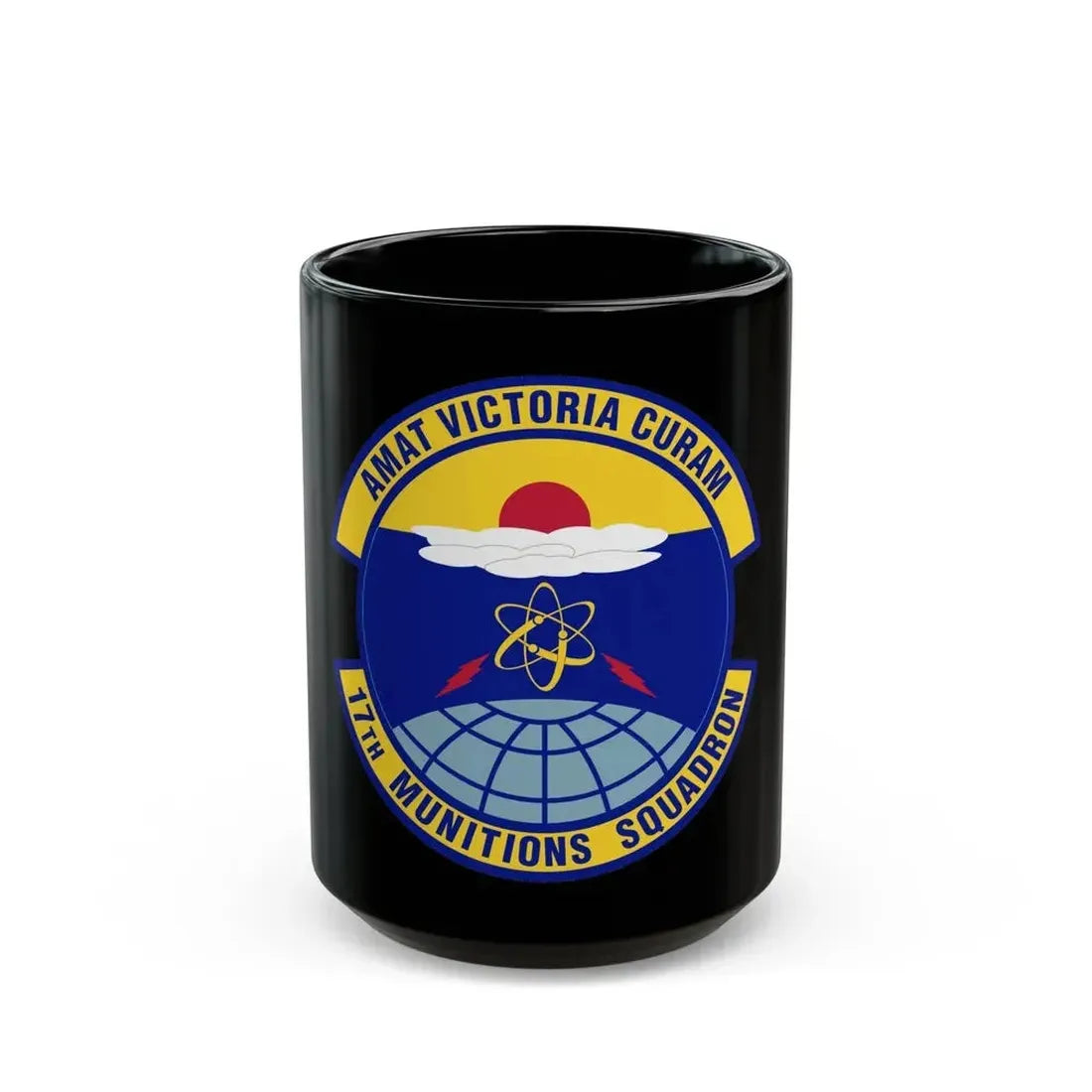 17th Munitions Squadron (U.S. Air Force) Black Coffee Mug 15oz - Go Mug Yourself