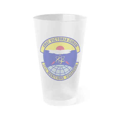 17th Munitions Squadron (U.S. Air Force) Frosted Pint Glass 16oz 16oz Frosted - Go Mug Yourself