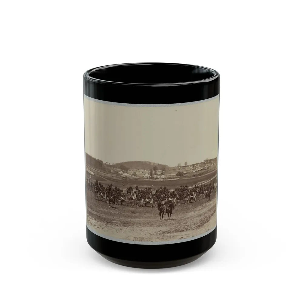 17th New York Battery Artillery Depot, (Camp Barry) Near Washington, D.C. (U.S. Civil War) Black Coffee Mug-15oz-Go Mug Yourself