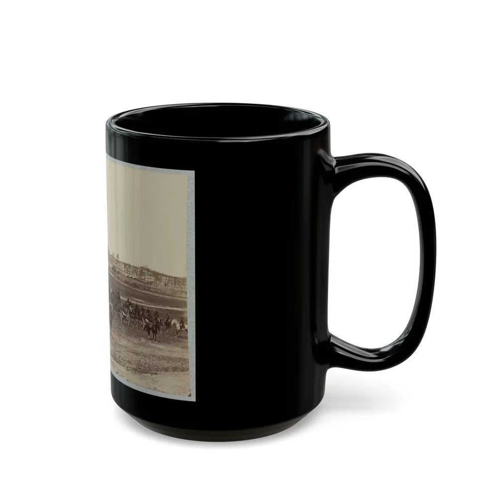 17th New York Battery Artillery Depot, (Camp Barry) Near Washington, D.C. (U.S. Civil War) Black Coffee Mug-Go Mug Yourself