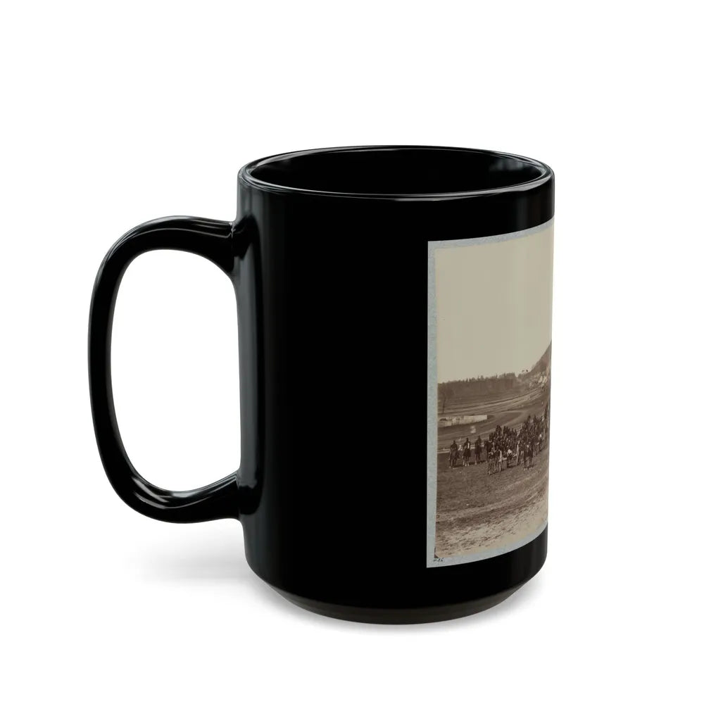 17th New York Battery Artillery Depot, (Camp Barry) Near Washington, D.C. (U.S. Civil War) Black Coffee Mug-Go Mug Yourself