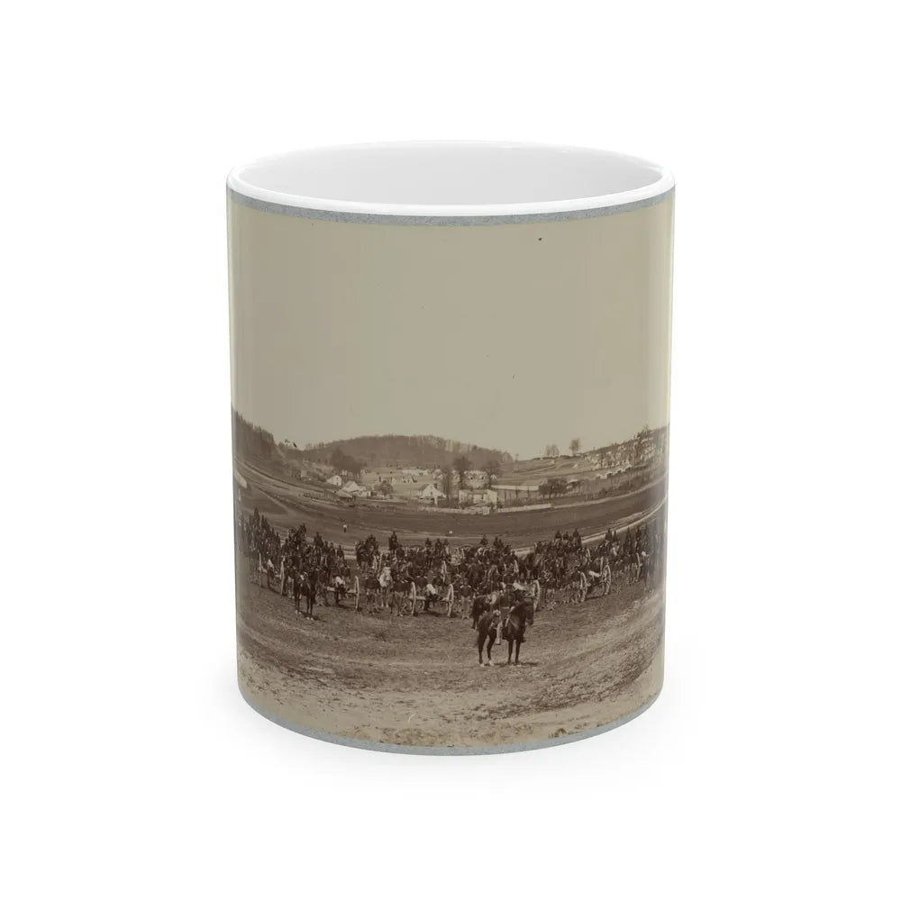 17th New York Battery Artillery Depot, (Camp Barry) Near Washington, D.C. (U.S. Civil War) White Coffee Mug-11oz-Go Mug Yourself