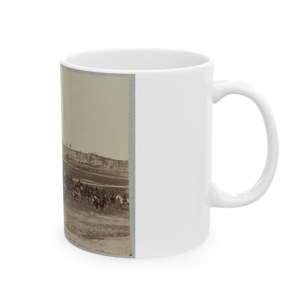 17th New York Battery Artillery Depot, (Camp Barry) Near Washington, D.C. (U.S. Civil War) White Coffee Mug-Go Mug Yourself