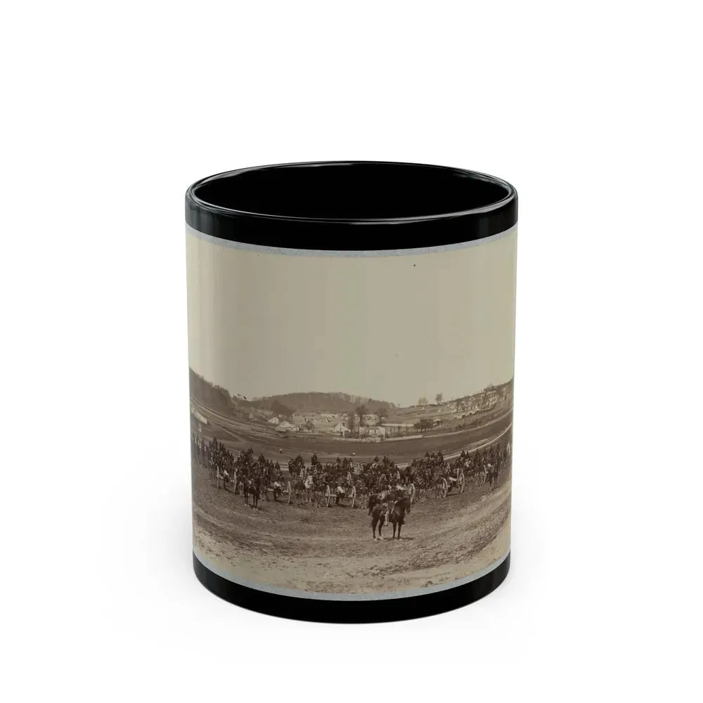 17th New York Battery Artillery Depot, (Camp Barry) Near Washington, D.C. (U.S. Civil War) Black Coffee Mug 11oz - Go Mug Yourself