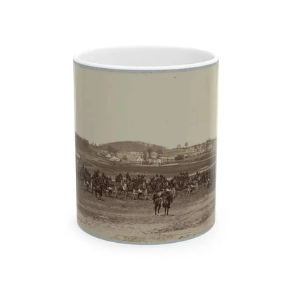 17th New York Battery Artillery Depot, (Camp Barry) Near Washington, D.C. (U.S. Civil War) White Coffee Mug 11oz - Go Mug Yourself