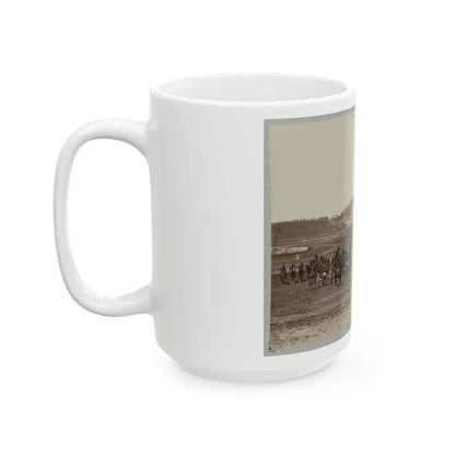 17th New York Battery Artillery Depot, (Camp Barry) Near Washington, D.C. (U.S. Civil War) White Coffee Mug - Go Mug Yourself