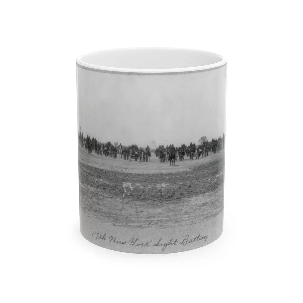 17th New York Light Battery (U.S. Civil War) White Coffee Mug-11oz-Go Mug Yourself