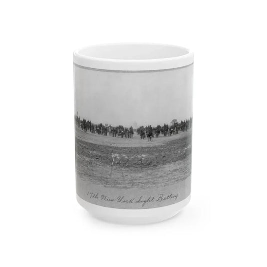 17th New York Light Battery (U.S. Civil War) White Coffee Mug 15oz - Go Mug Yourself