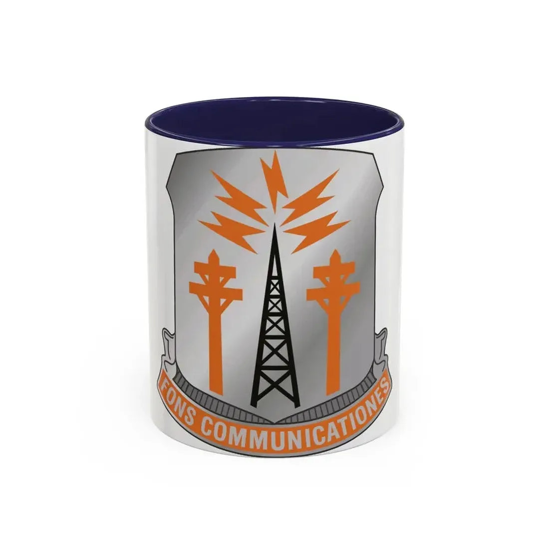 17th Signal Battalion (U.S. Army) Accent Coffee Mug 11oz Navy - Go Mug Yourself