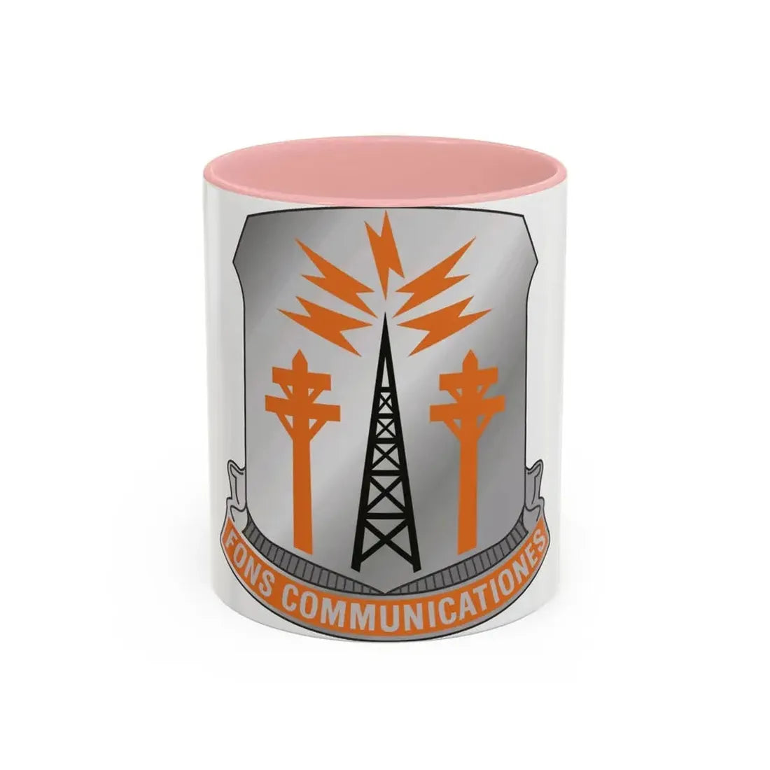 17th Signal Battalion (U.S. Army) Accent Coffee Mug 11oz Pink - Go Mug Yourself