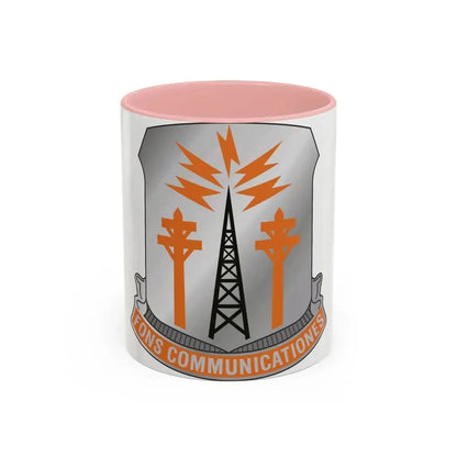 17th Signal Battalion (U.S. Army) Accent Coffee Mug 11oz Pink - Go Mug Yourself