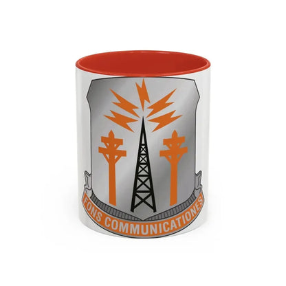 17th Signal Battalion (U.S. Army) Accent Coffee Mug 11oz Red - Go Mug Yourself