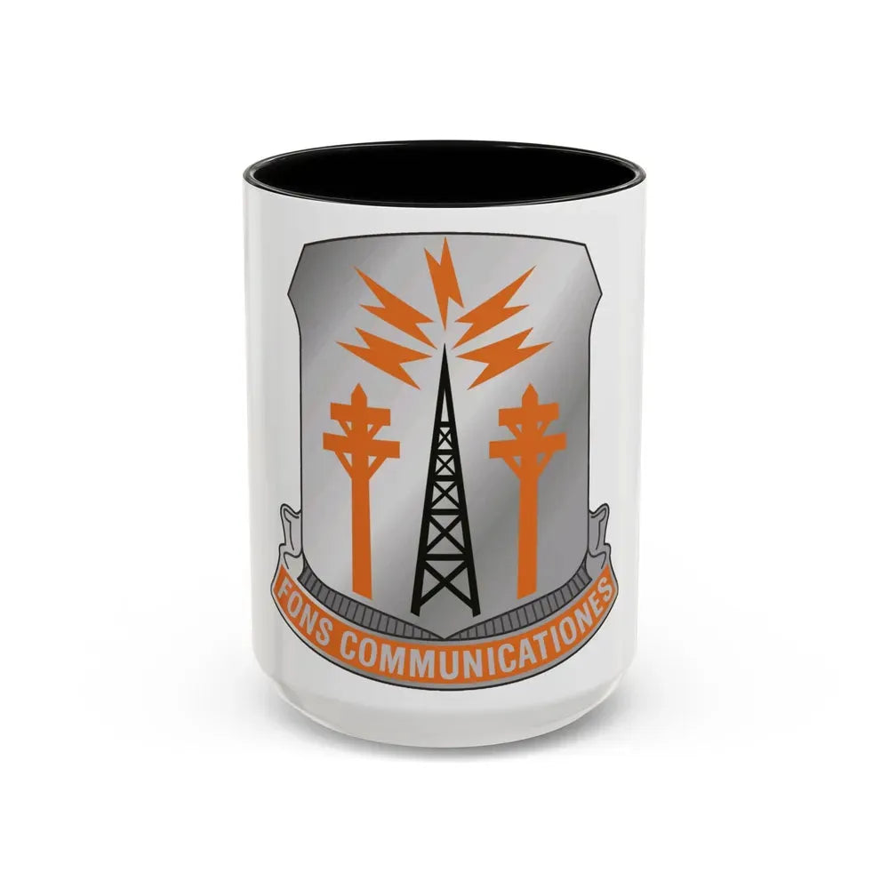 17th Signal Battalion (U.S. Army) Accent Coffee Mug 15oz Black - Go Mug Yourself