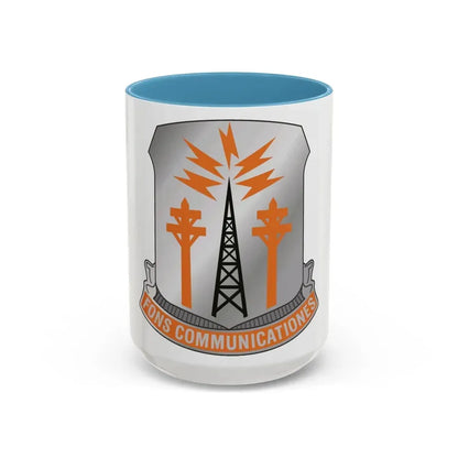 17th Signal Battalion (U.S. Army) Accent Coffee Mug 15oz Light Blue - Go Mug Yourself