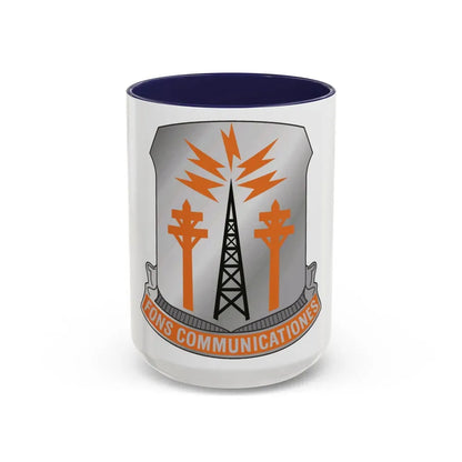17th Signal Battalion (U.S. Army) Accent Coffee Mug 15oz Navy - Go Mug Yourself