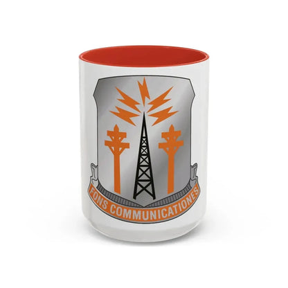 17th Signal Battalion (U.S. Army) Accent Coffee Mug 15oz Red - Go Mug Yourself