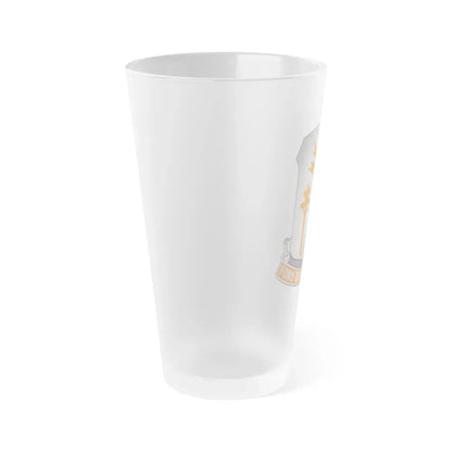 17th Signal Battalion (U.S. Army) Frosted Pint Glass 16oz - Go Mug Yourself