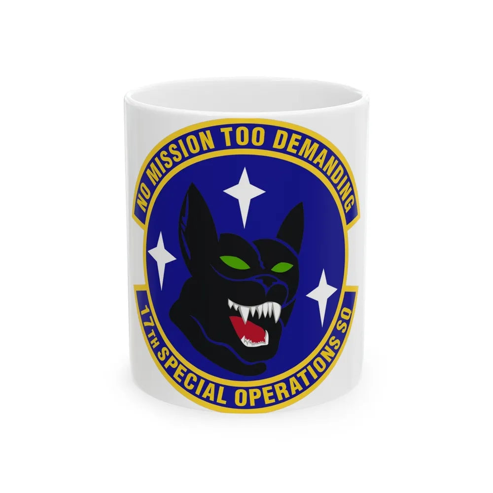 17th Special Operations Squadron (U.S. Air Force) White Coffee Mug-11oz-Go Mug Yourself