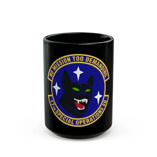 17th Special Operations Squadron (U.S. Air Force) Black Coffee Mug 15oz - Go Mug Yourself