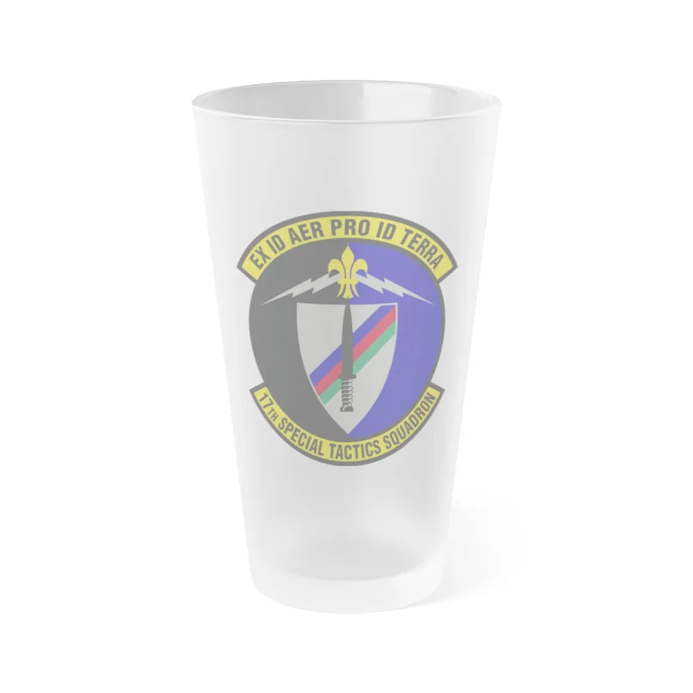 17th Special Tactics Squadron (U.S. Air Force) Frosted Pint Glass 16oz-16oz-Frosted-Go Mug Yourself